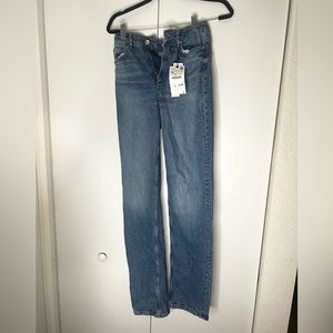 ZARA High waited super straight jeans